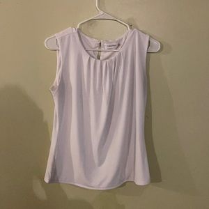 Calvin Klein White Suit Blouse